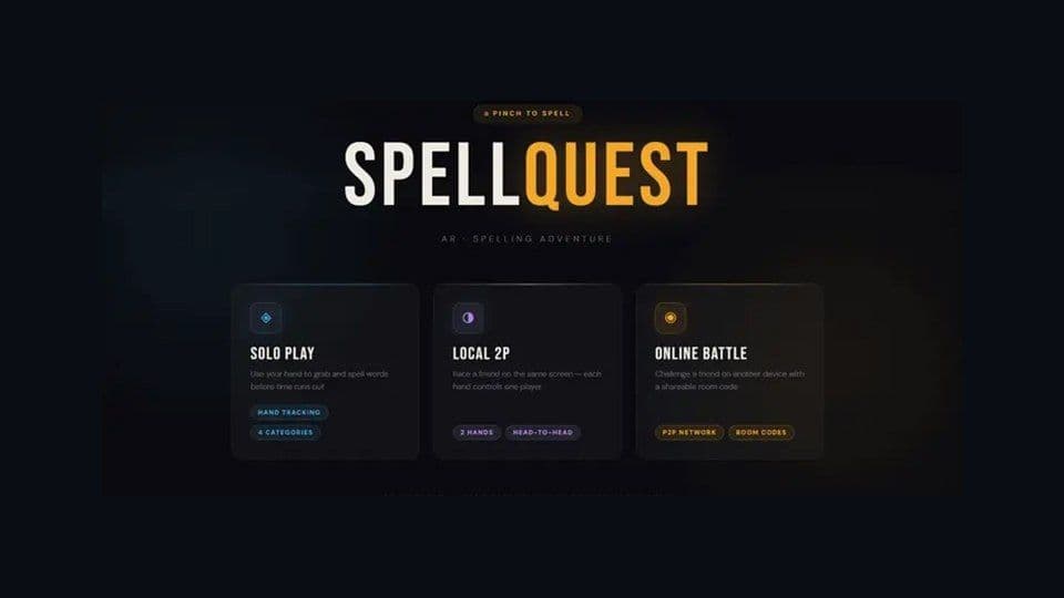 He Built a Spelling Game You Play With Your Hands in Thin Air